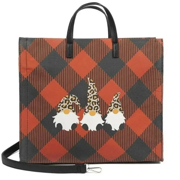 Gnome Holiday Tote - Picture 1 of 3